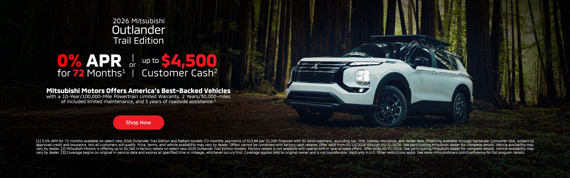 2026 Mitsubishi Outlander Trail Edition