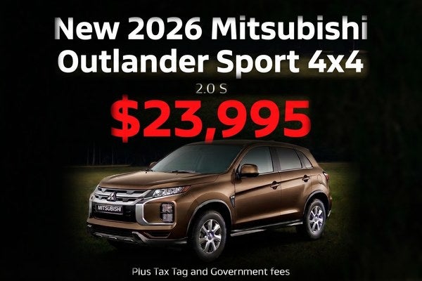 New 2026 Mitsubishi Outlander Sport 2.0 S - $23,995