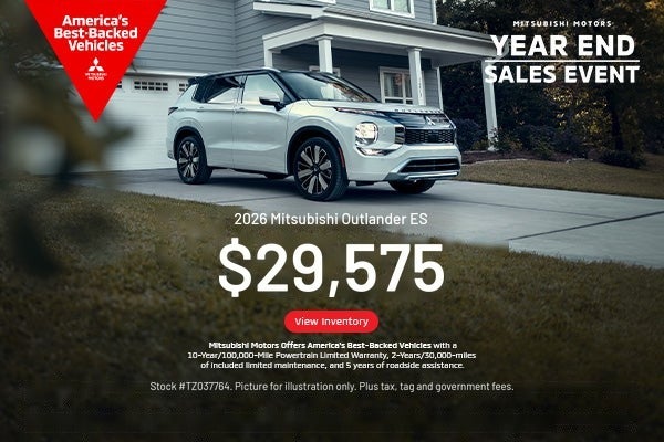 2026 Mitsubishi Outlander ES $29,575